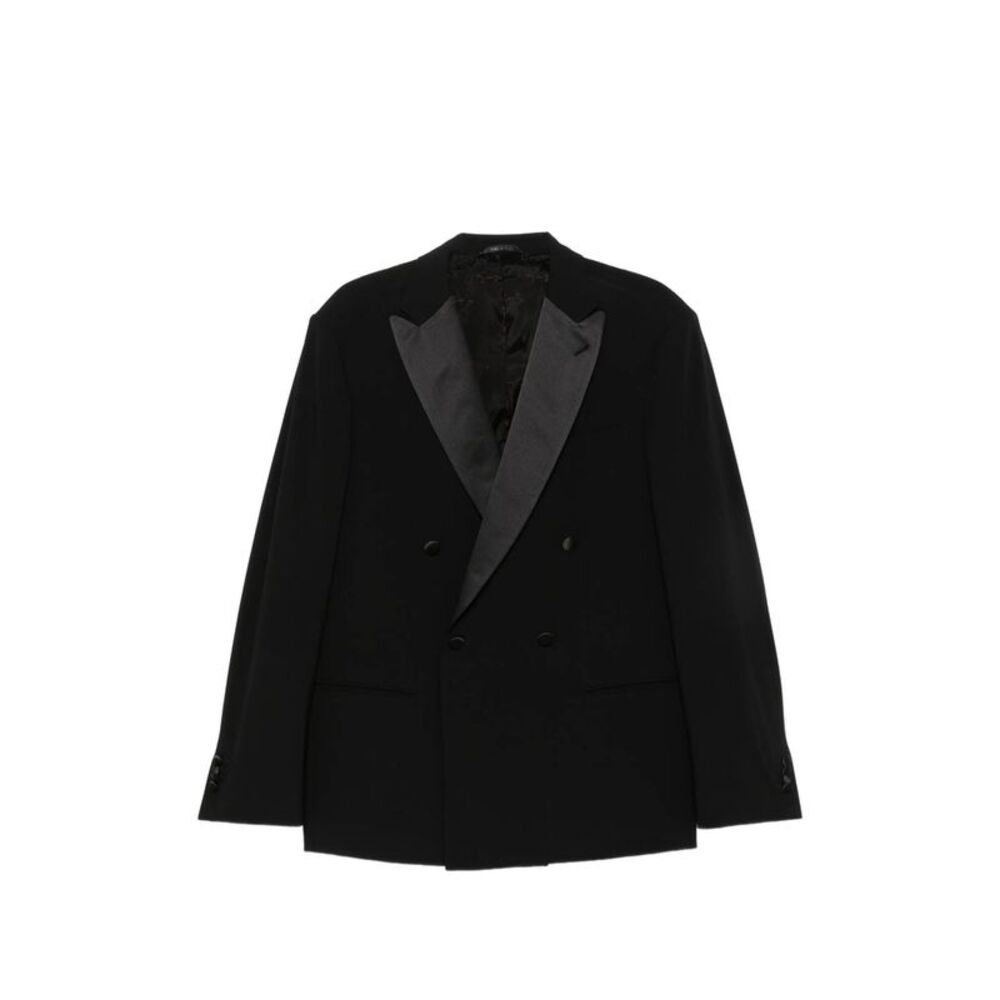 Giorgio Armani Black Jackets - Blazers Men